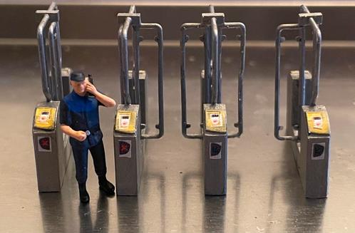 Resin bouwpakket NS station ov poortjes chipknip 1:87 H0, Hobby en Vrije tijd, Modeltreinen | H0, Nieuw, Overige merken, NS, Verzenden