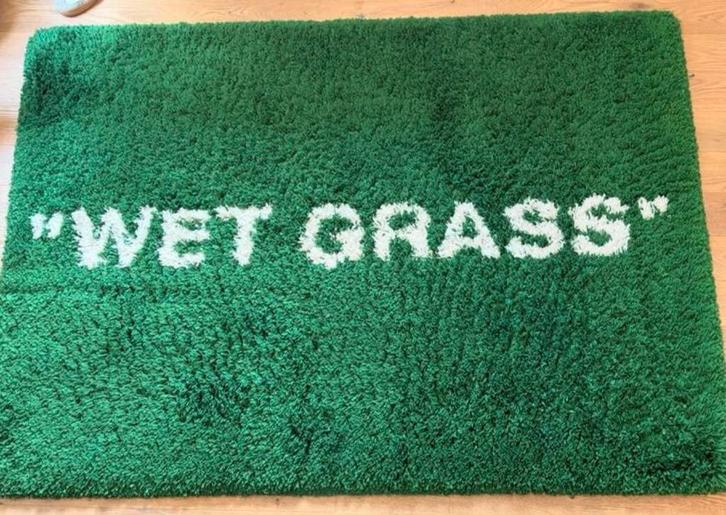 Off white Virgil Abloh x IKEA "WET GRASS", Sieraden, Tassen en Uiterlijk, Portemonnees, Zo goed als nieuw, Overige merken, Groen