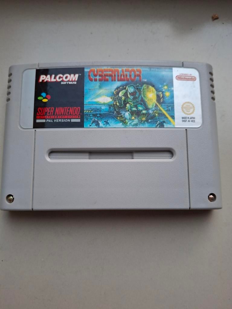 Cybernator Super Nintendo SNES, Spelcomputers en Games, Avontuur en Actie, Gebruikt, 1 speler, Ophalen of Verzenden