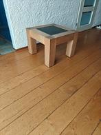 Massieve blank eiken salontafel, Huis en Inrichting, Tafels | Salontafels, Ophalen, Vierkant