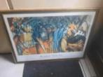 Mooi schilderij august macke. Bekijk ons aanbod!, Huis en Inrichting, Woonaccessoires | Schilderijen, Tekeningen en Foto's, Gebruikt
