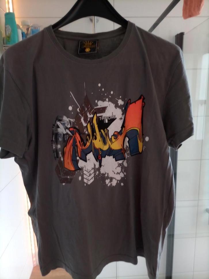 T-shirt van de New Yorker.  Maat L., Kleding | Heren, T-shirts, Nieuw, Maat 48/50 (M), Grijs, Ophalen of Verzenden