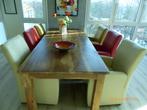 Eettafel stoelen, Huis en Inrichting, Stoelen, Ophalen, Gebruikt, Overige kleuren, Leer