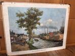 schoolplaat "De Veenkolonie Oudepekela", Ophalen of Verzenden, Aardrijkskunde