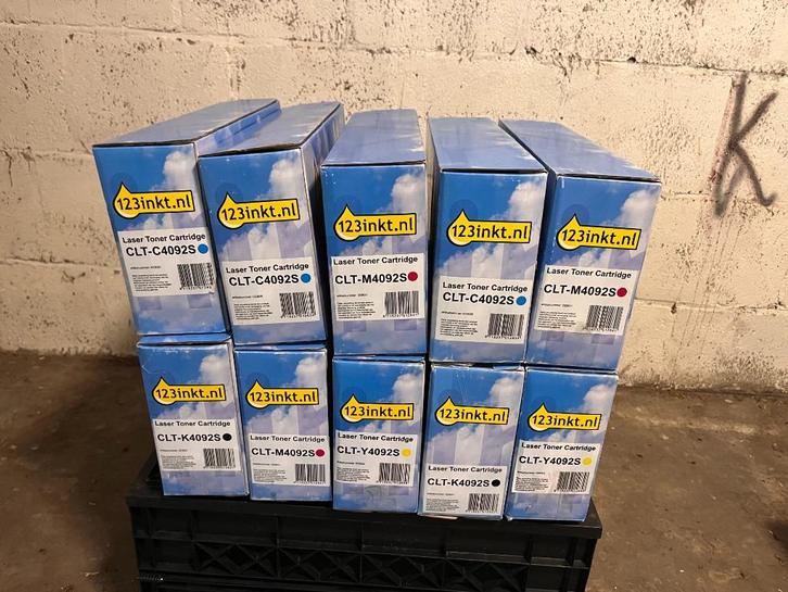 Zes keer NIEUWE cyaan cartridges Samsung CTL-C409S, Computers en Software, Printerbenodigdheden, Nieuw, Cartridge, Ophalen of Verzenden