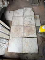 Oude marmeren vloertegels - Partij, Doe-het-zelf en Verbouw, Ophalen, Gebruikt, 20 tot 40 cm, Minder dan 5 m²