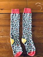 Super gave grijze kniesokken van Like Flo met panterprint, Meisje, Ophalen of Verzenden, Zo goed als nieuw, Like flo