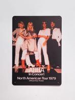 Abba Concert tour 1979 reclamebord van metaal wandbord deco, Verzamelen, Muziek, Artiesten en Beroemdheden, Info@deconoord.nl