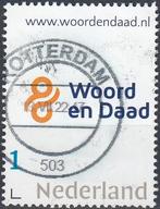 Nederland -7- Persoonlijke- Woord en Daad- G, Ophalen of Verzenden, Na 1940, Gestempeld