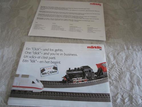 Marklin baanontwerpfolder, Hobby en Vrije tijd, Modeltreinen | H0, Zo goed als nieuw, Boek, Tijdschrift of Catalogus, Wisselstroom