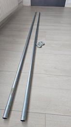 Metalen Gordijnstang/roede, Doe-het-zelf en Verbouw, Hout en Planken, Gebruikt, Minder dan 25 mm, Overige typen, Ophalen of Verzenden