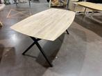 Eiken tafel Deens ovaal 200x100cm, 50 tot 100 cm, Nieuw, 150 tot 200 cm, Eikenhout