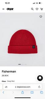 Dope Fisherman Beanie kleur Deep Red, Kleding | Heren, Mutsen, Sjaals en Handschoenen, Ophalen of Verzenden, Nieuw, Overige maten