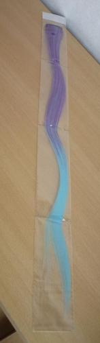 Hair extension haar extension paars blauw, Ophalen of Verzenden, Nieuw, Pruik of Haarverlenging