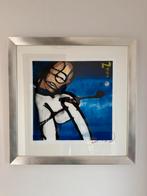 Herman Brood, zeefdruk 2x ‘ik’ en ‘golf’ handgesigneerd, Antiek en Kunst, Kunst | Schilderijen | Abstract, Ophalen