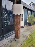 Exclusieve vloerlamp oud eiken, Huis en Inrichting, Lampen | Vloerlampen, Ophalen, Gebruikt, 150 tot 200 cm
