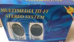 FS-668 Multimedia Hi-Fi Stereo Speakers nieuw in doos, Overige merken, Nieuw, Ophalen of Verzenden, Minder dan 60 watt