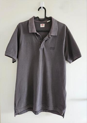 Levi's Heren Polo Shirt Taupe Grijs Maat S beschikbaar voor biedingen