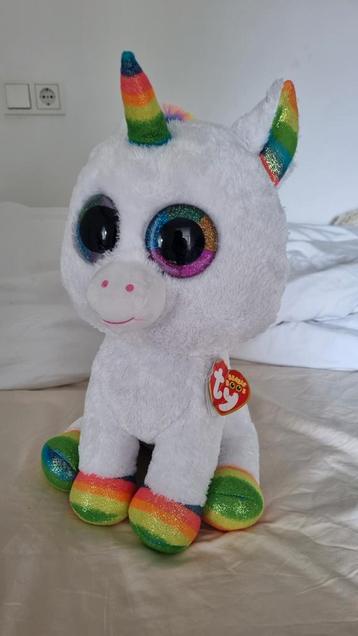Grote Ty Beanie Boo Eenhoorn, 40 cm - Glitters!, 4 beschikbaar voor biedingen