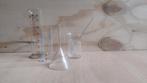 Laboratorium/doka glaswerk, maatcilinders, trechter, Ophalen, Gebruikt