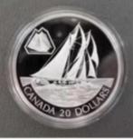 Canada - 20 Dollars 2000 - The Bluenose, Postzegels en Munten, Munten | Amerika, Verzenden, Noord-Amerika, Losse munt, Zilver