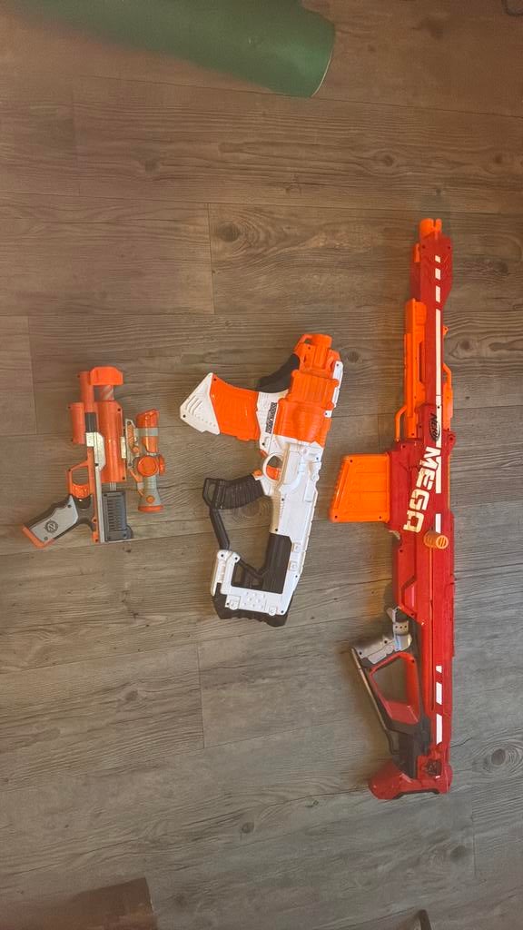 Nerf geweren, Ophalen of Verzenden, Gebruikt