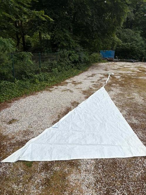 Mooie fok/ genua met pees (voorlijk ca 6,65), Watersport en Boten, Zeilen en Zeiltoebehoren, Zo goed als nieuw, Genua of Fok, Ophalen of Verzenden