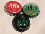 Jever Bierdoppen - Set van 3, Verzamelen, Biermerken, Ophalen of Verzenden, Gebruikt, Flesje(s), Overige merken