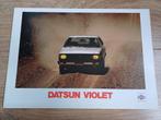 Datsun Violet brochure, Boeken, Auto's | Folders en Tijdschriften, Nissan, Zo goed als nieuw, Verzenden