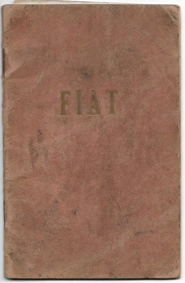 Fiat 1912 handboek handleiding manual, Auto diversen, Handleidingen en Instructieboekjes, Ophalen of Verzenden
