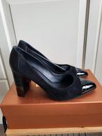 BALDININI LEREN PUMPS MT 40, Pumps, Zwart, Ophalen of Verzenden, Zo goed als nieuw
