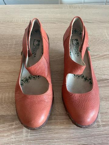 Gave rode leren ballerina’s sleehak El Naturlista! 38 beschikbaar voor biedingen