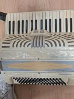 Borsini accordeon, Gebruikt, Met riemen, 80-bas, Ophalen