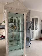 Mooie vitrine kast €100, Overige materialen, Zo goed als nieuw, 150 tot 200 cm, Steen met glas Griekse stijl?