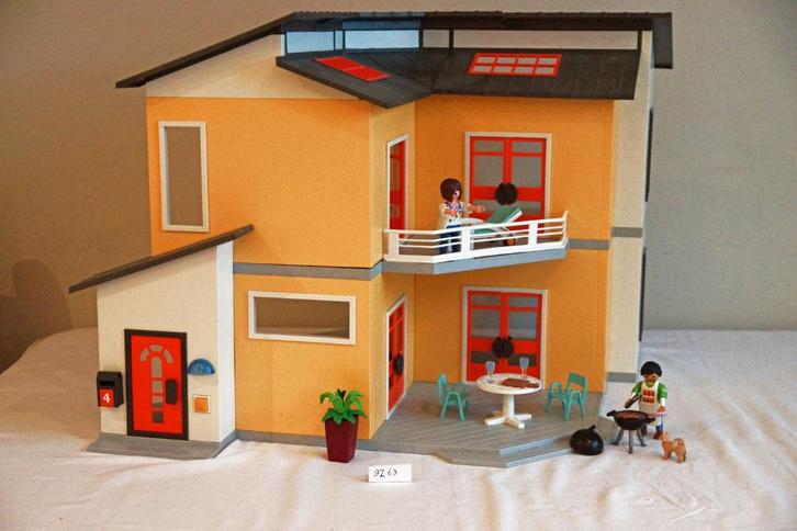 Modern woonhuis 9266, Kinderen en Baby's, Speelgoed | Playmobil, Gebruikt, Los playmobil, Ophalen of Verzenden