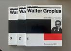 Walter Gropius Werkverzeichnis deel 1,2 en 3, Ophalen of Verzenden, Zo goed als nieuw
