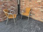 Tuinstoelen, Ophalen of Verzenden, Gebruikt, Aluminium, Stapelbaar