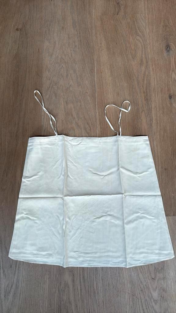Pauw 100 % zijde top maat 2, Kleding | Dames, Tops, Gedragen, Maat 38/40 (M), Wit, Zonder mouw, Ophalen of Verzenden