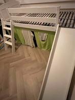 Halfhoogslaper met glijbaan 200x90, Kinderen en Baby's, Kinderkamer | Stapelbedden en Hoogslapers, Ophalen, Gebruikt, Halfhoogslaper