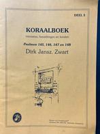 Koraalboek 3 bladmuziek Zwart orgel ps 145 146 147 148, Ophalen of Verzenden, Zo goed als nieuw, Overige soorten, Orgel