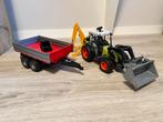 Bruder Claas Tractor met Aanhangwagen, Ophalen of Verzenden, Gebruikt