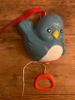 Vintage Retro Fisher-Price Muziekdoos Vogel Blue bird, Ophalen of Verzenden, Gebruikt, Met geluid