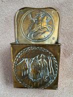 Messing Wandbak met afbeeldingen, Ophalen, Overige soorten, Nederland, Kunstobject