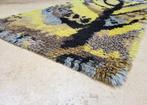 Vintage hand geknoopt decoratief wollen vloerkleed, Ophalen, Gebruikt, Overige kleuren, Q