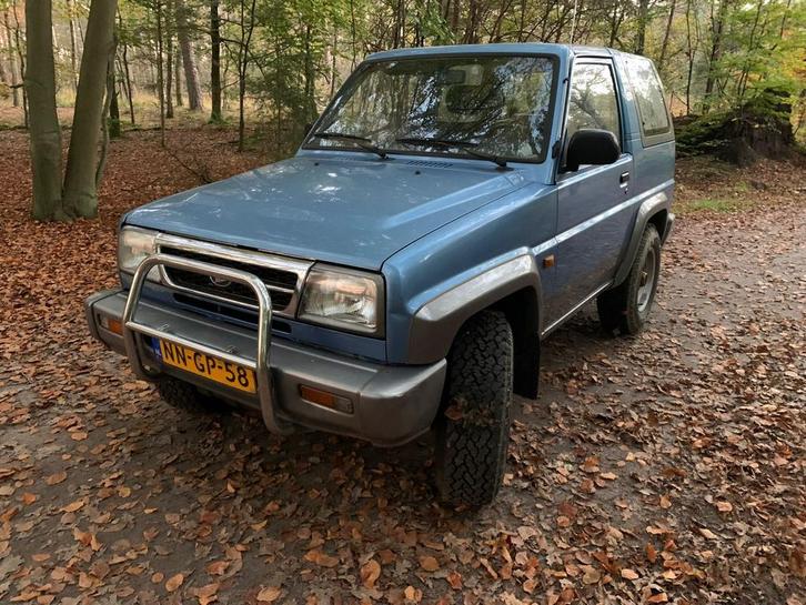 Daihatsu Feroza 4wd 1993 Blauw, Auto's, Daihatsu, Particulier, Feroza, 4x4, Benzine, SUV of Terreinwagen, Handgeschakeld, Origineel Nederlands