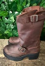 Nieuwe stoere vintage biker boots van Sendra maat 39, Bruin, Nieuw, Ophalen of Verzenden, Sendra