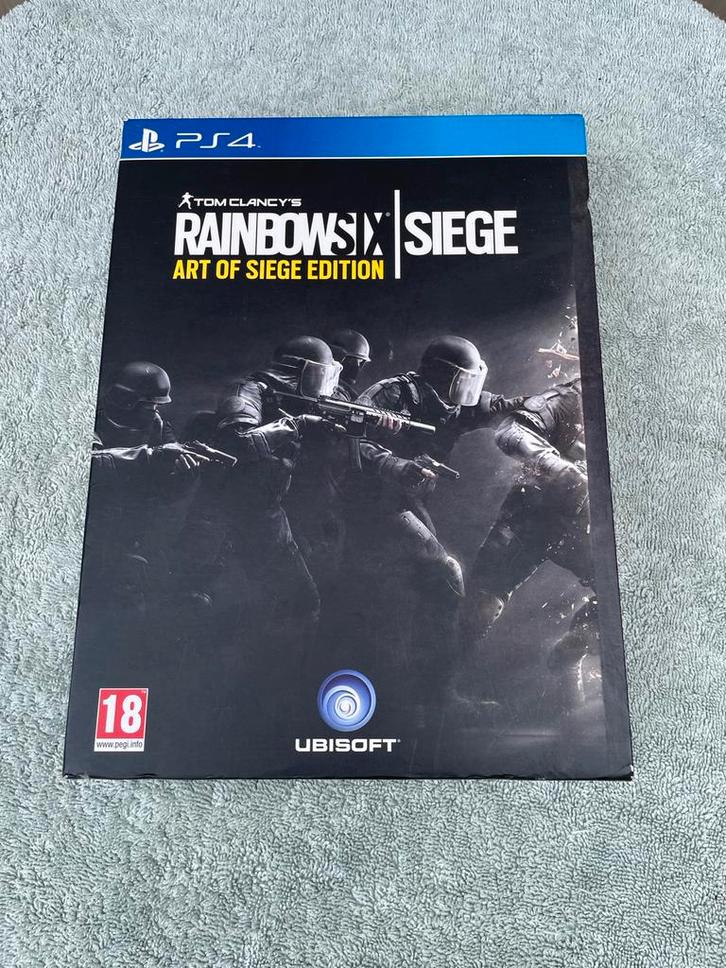Rainbow Six Siege Art of Siege Edition PS4, Spelcomputers en Games, Spelcomputers | Sony PlayStation 4, Zo goed als nieuw, Original