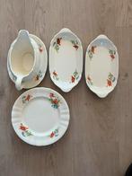 Societe Ceramique Decor Klaproos 18 delen, Antiek en Kunst, Antiek | Servies compleet, Ophalen