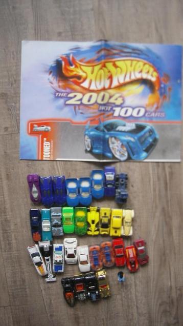 Hot Wheels autootjes + Mooie Poster beschikbaar voor biedingen