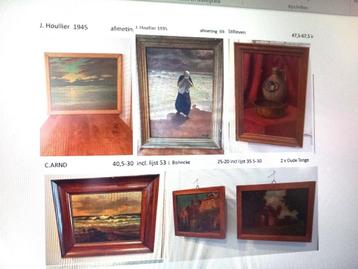Verzameling Klassieke Kunstschilderijen en Etsen beschikbaar voor biedingen